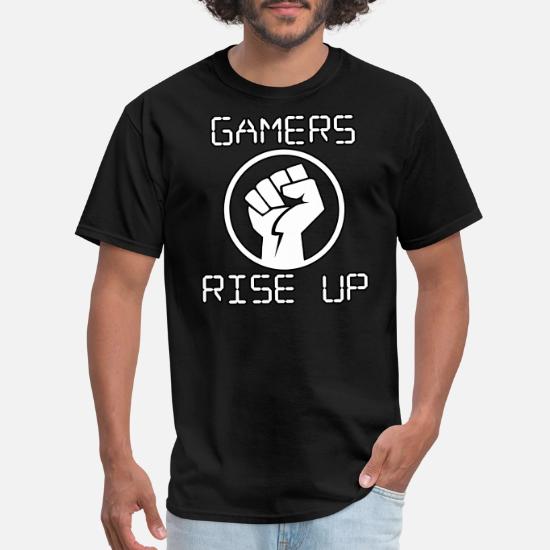 gamers rise up shirt